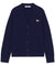 MAISON KITSUNE W BABY FOX PATCH BOXY CARDIGAN-NAVY