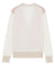 MAISON KITSUNE W BABY FOX PATCH COLOR BLOCK CARDIGAN-ROSE