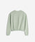 MAISON KITSUNE W BABY FOX PATCH DRAWSTRING COMFORT SWEATSHIRT-GREEN