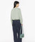 MAISON KITSUNE W BABY FOX PATCH DRAWSTRING COMFORT SWEATSHIRT-GREEN