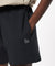 MAISON KITSUNE W BABY FOX PATCH REGULAR JOG SHORTS-BLACK