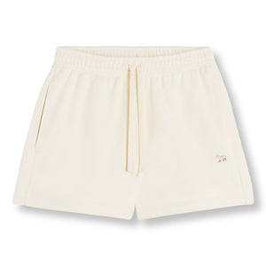 MAISON KITSUNE W BABY FOX PATCH REGULAR JOG SHORTS-MARBLE