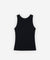 MAISON KITSUNE W BABY FOX RIBBED TANK TOP-BLACK