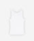 MAISON KITSUNE W BABY FOX RIBBED TANK TOP-WHITE