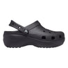 CROCS WOMEN'S CLASSIC PLATFORM CLOG-BLACK
