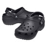 CROCS WOMEN'S CLASSIC PLATFORM CLOG-BLACK