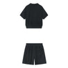 OPEN DIALOGUE W COMFY POLO SET-BLACK