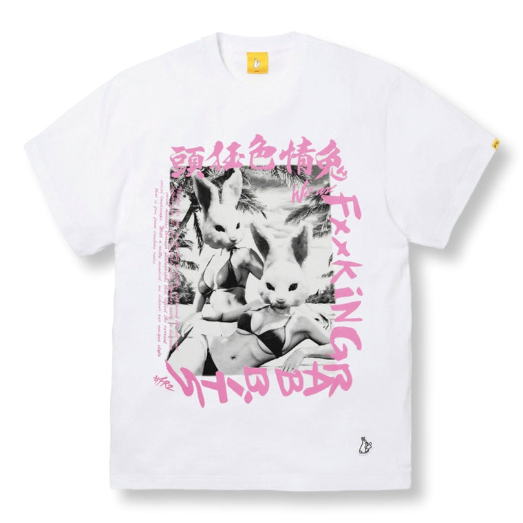 #FR2 WE ARE FXXKING RABBITS T-SHIRT-WHITE