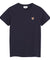 MAISON KITSUNE W FOX HEAD PATCH REGULAR TEE-SHIRT-INK BLUE