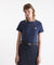 MAISON KITSUNE W FOX HEAD PATCH REGULAR TEE-SHIRT-INK BLUE