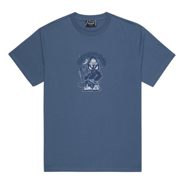 RIPNDIP WHAT? TEE-DARK SLATE