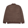 HUF WINSTON POLO FLEECE-DARK BROWN
