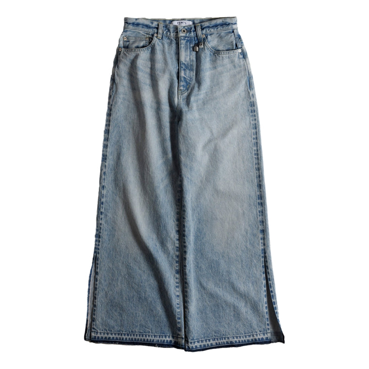 FUNDAMENTAL <WOMENS FIT> FLARE DENIM LIGHT WASH-INDIGO