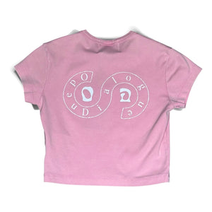 OPEN DIALOGUE WOMEN SLIM T-SHIRT-WASHED PINK