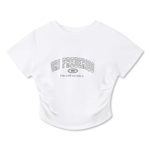 ORI FREDERIQO WOMEN TEE-WHITE