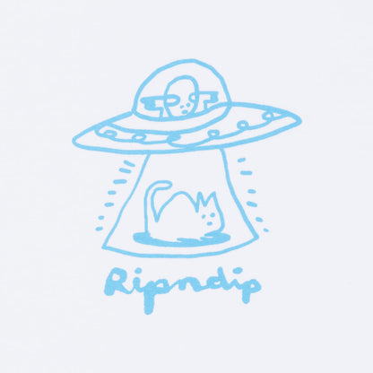 RIPNDIP WOMEN'S BLONDED CROPPED RINGER TEE-WHITE