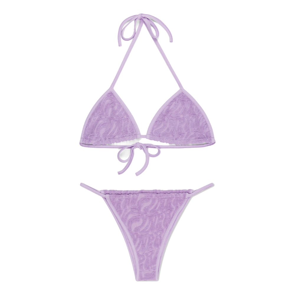 RIPNDIP WOMEN'S WILSHIRE 2PC BIKINI SET-LILAC