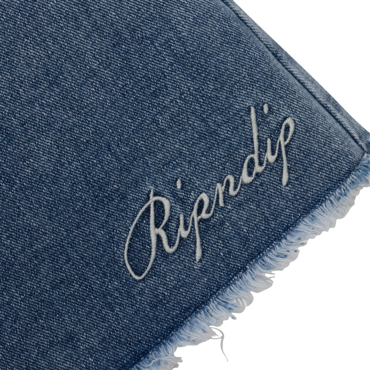 RIPNDIP WOMNE'S TRAVIS DENIM SKIRT-LIGHT WASH