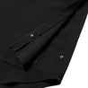 MEANSWHILE WOOL SEERSICKER SIDE SLITE L/S SHIRT-BLACK