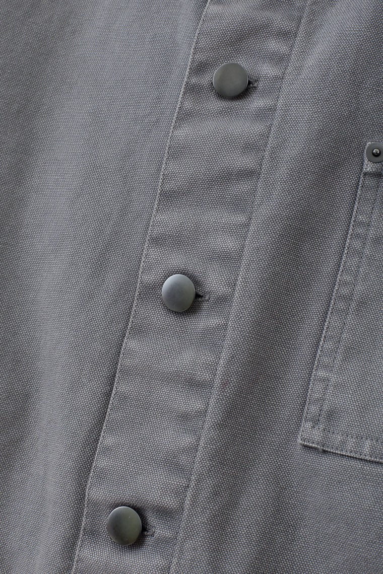 ESPRIT WORKWEAR JACKET WITH CORDUROY COLLAR-GREY