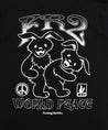 #FR2 WORLD PEACE L/S T-SHIRT-BLACK