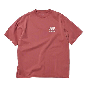 LAFAYETTE WORN OUT ATHLETICS TEE-BURGUNDY