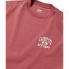 LAFAYETTE WORN OUT ATHLETICS TEE-BURGUNDY