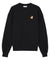 MAISON KITSUNE W SPEEDY FOX PATCH COMFORT SWEATSHIRT-BLACK