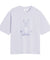MAISON KITSUNE W YOGA FOX BOXY TEE-SHIRT-SOFT MAUVE