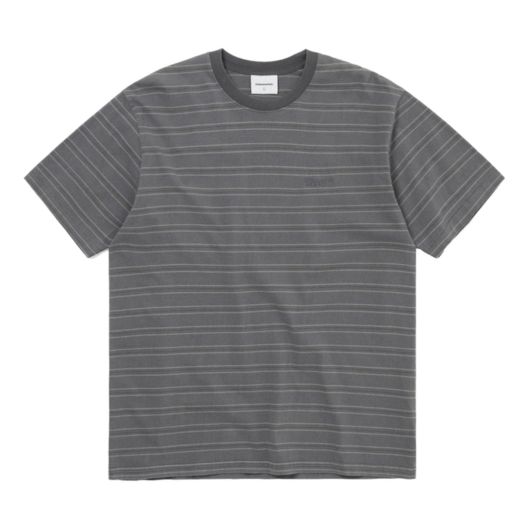 THIS IS NEVER THAT WASHED STRIPED TEE-GREY