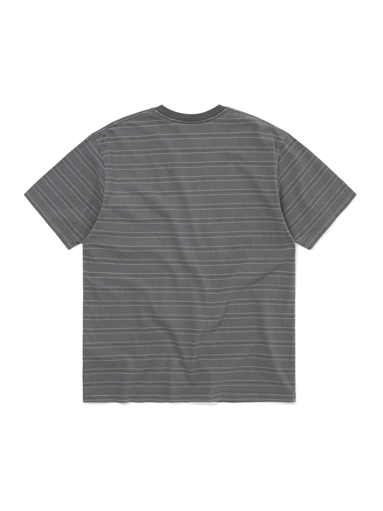 THIS IS NEVER THAT WASHED STRIPED TEE-GREY