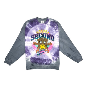 2ND CLOSET "DON’T'T CARE BEAR" TIEDYE SWEATER-MULTI