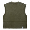 NEUTRAL SOCIETY SNOW WASH LOGO SLEEVELESS-OLIVE