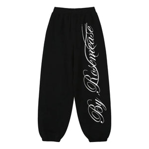 ROSEMAESE WINTER COTTON SPORT PANTS-BLACK