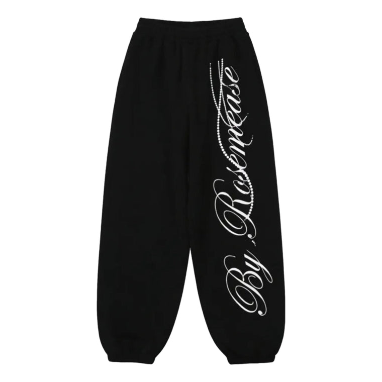 ROSEMAESE WINTER COTTON SPORT PANTS-BLACK