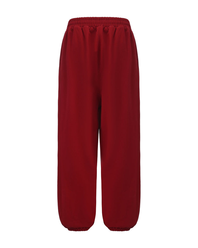 ROSEMAESE WINTER COTTON SPORT PANTS-RED