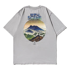 SCENE BY ICE FIRE X 3 PARK_WASHED LION ROCK TEE-GREY