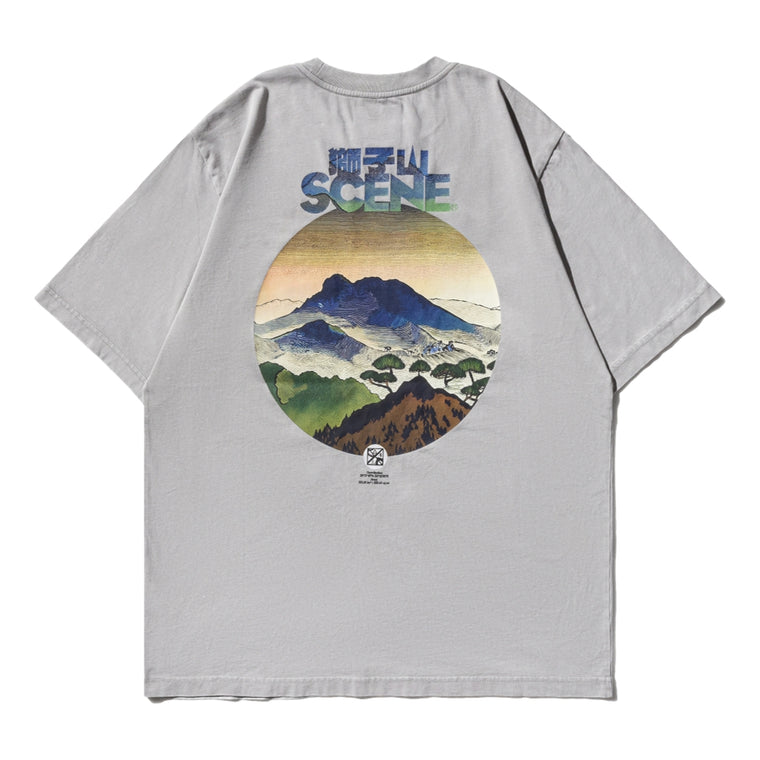 SCENE BY ICE FIRE X 3 PARK_WASHED LION ROCK TEE-GREY
