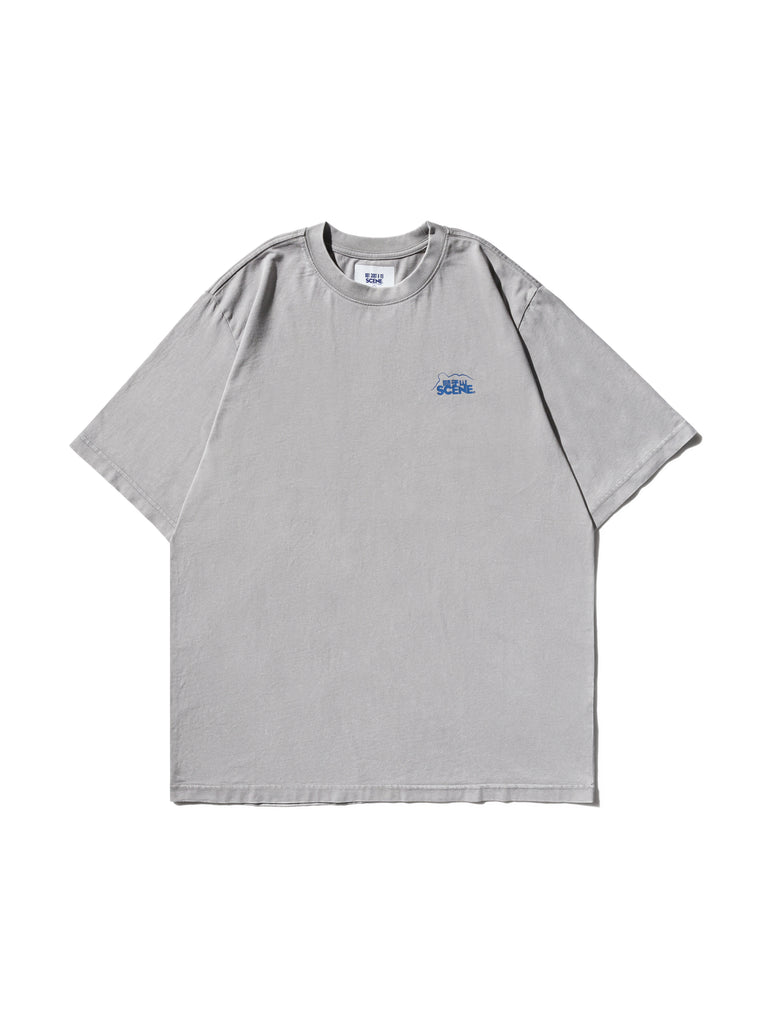 SCENE BY ICE FIRE X 3 PARK_WASHED LION ROCK TEE-GREY