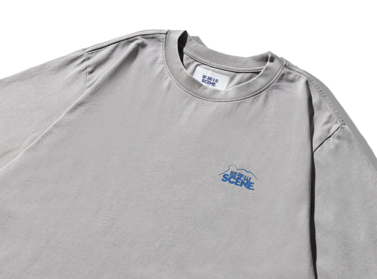 SCENE BY ICE FIRE X 3 PARK_WASHED LION ROCK TEE-GREY