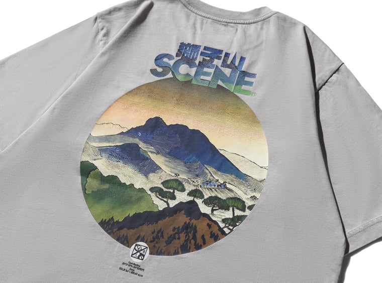 SCENE BY ICE FIRE X 3 PARK_WASHED LION ROCK TEE-GREY