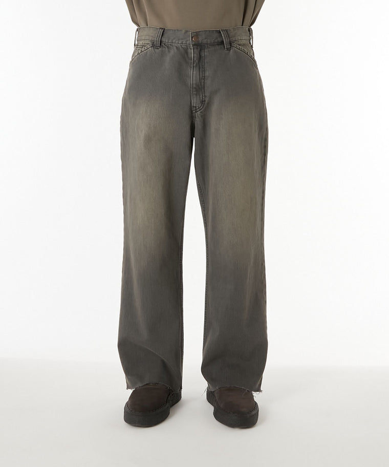 N.HOOLYWOOD X BIG MAC DENIM PANTS-CHARCOAL
