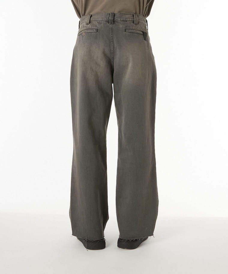 N.HOOLYWOOD X BIG MAC DENIM PANTS-CHARCOAL
