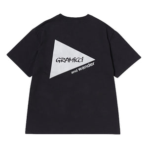 AND WANDER X GRAMICCI BACKPRINT TEE-BLACK