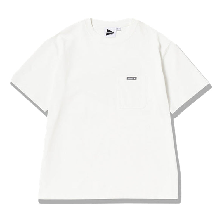 AND WANDER X GRAMICCI BACKPRINT TEE-WHITE