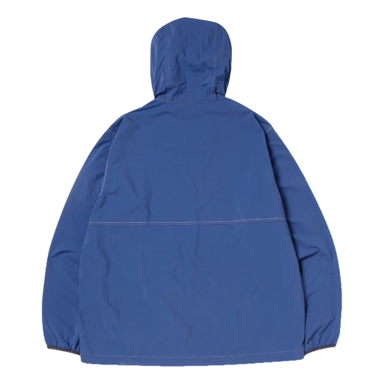 AND WANDER X GRAMICCI BRUSHED NYLON JACKET-BLUE