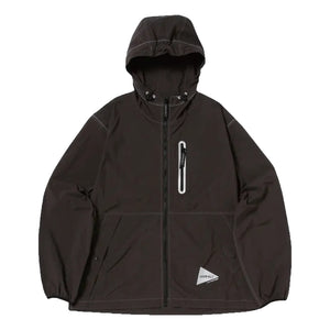 AND WANDER X GRAMICCI BRUSHED NYLON JACKET-CHARCOAL