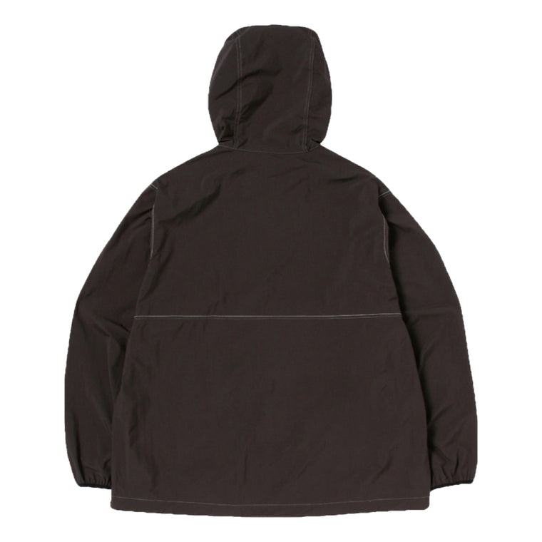 AND WANDER X GRAMICCI BRUSHED NYLON JACKET-CHARCOAL