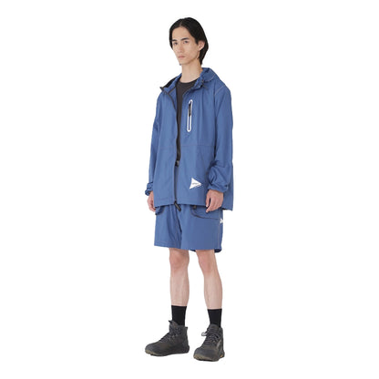 AND WANDER X GRAMICCI BRUSHED NYLON SHORT-BLUE