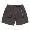 AND WANDER X GRAMICCI BRUSHED NYLON SHORT-CHARCOAL